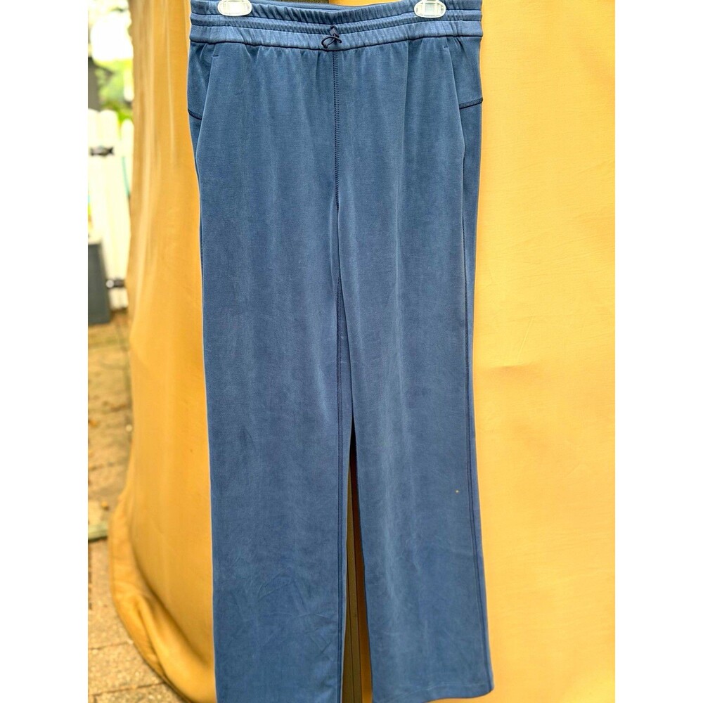 Lululemon Women’s Size 8 Blue Wide Leg Pants Drawstring Modal Stretch